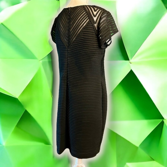 Calvin Klein ‘Plus Size Illusion Banded Sheath Dress’ in Black Size 16W - Picture 13 of 16